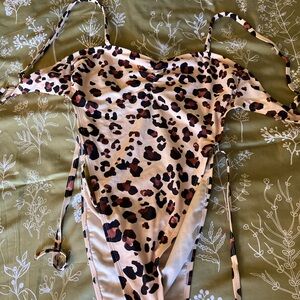 Leopard Print Women’s One Piece Swimsuit